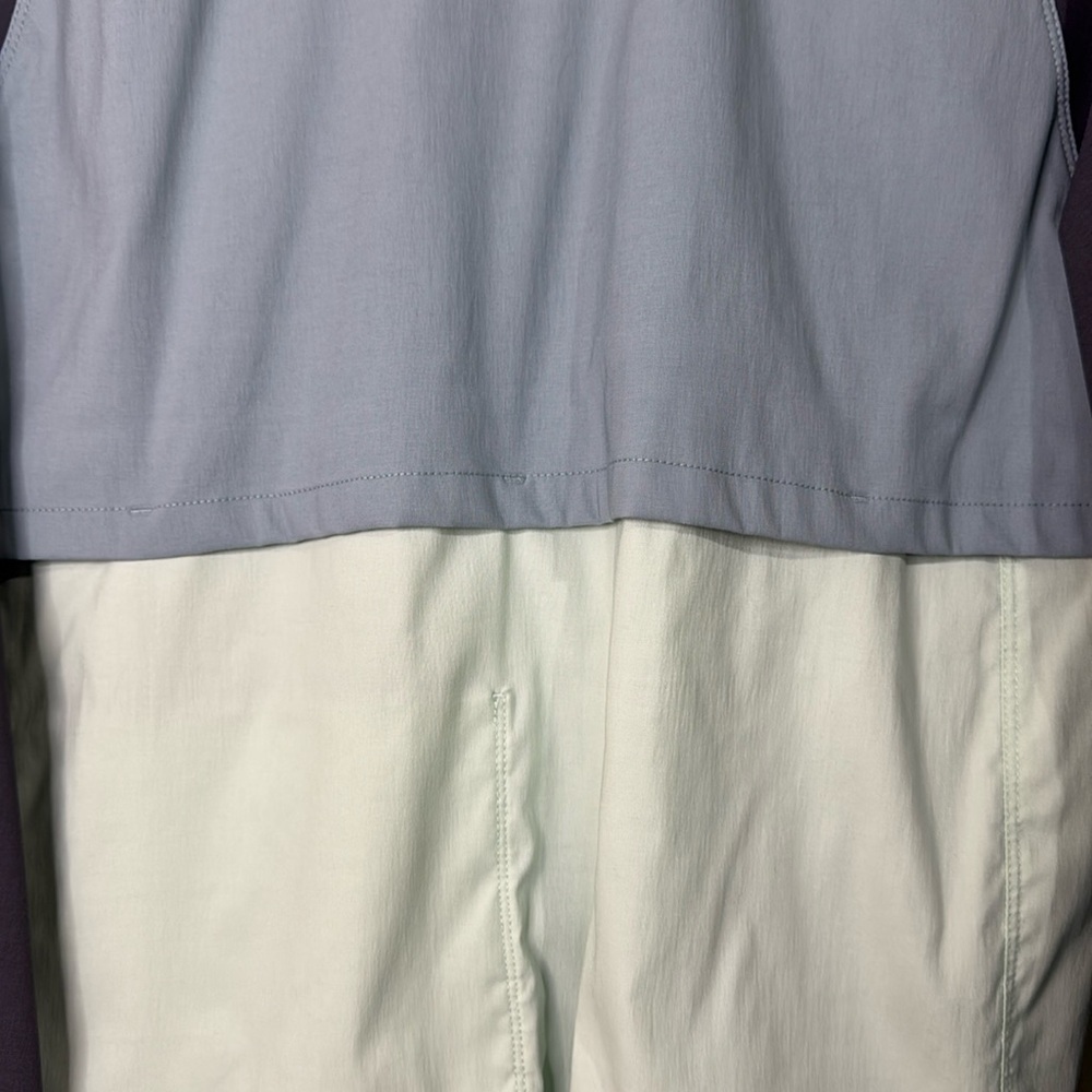 North Face Windbreaker Class V Anorak Women’s Jacket Blue Gray Medium - Picture 5 of 13